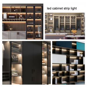 Quality Led Cabinet Light Bar Strip Ultra-thin Slot-free Surface Mounted 45 Degree Silicone Oblique Luminous Showcase Wine Shelf for sale