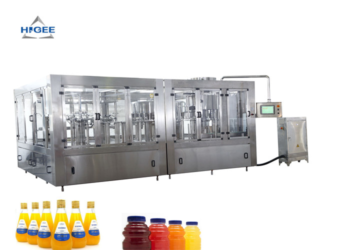 Quality Juice Water Beverage Soft Drink Packaging Machine , PET Liquid Bottle Filling Machine for sale