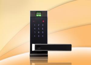 Quality 54MM Single Latch Biometric Fingerprint Entry Door Lock With Voice Prompt for sale