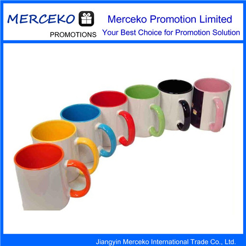 Quality Ceramic Colorful Fashionable Double Color Mug for sale