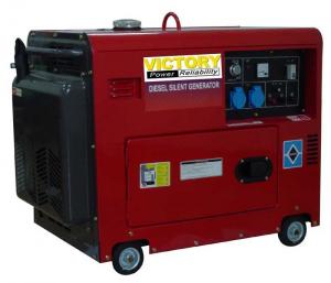 Quality Soundproof Air-Cooled Portable Diesel Generator , 3KW , 240V for sale