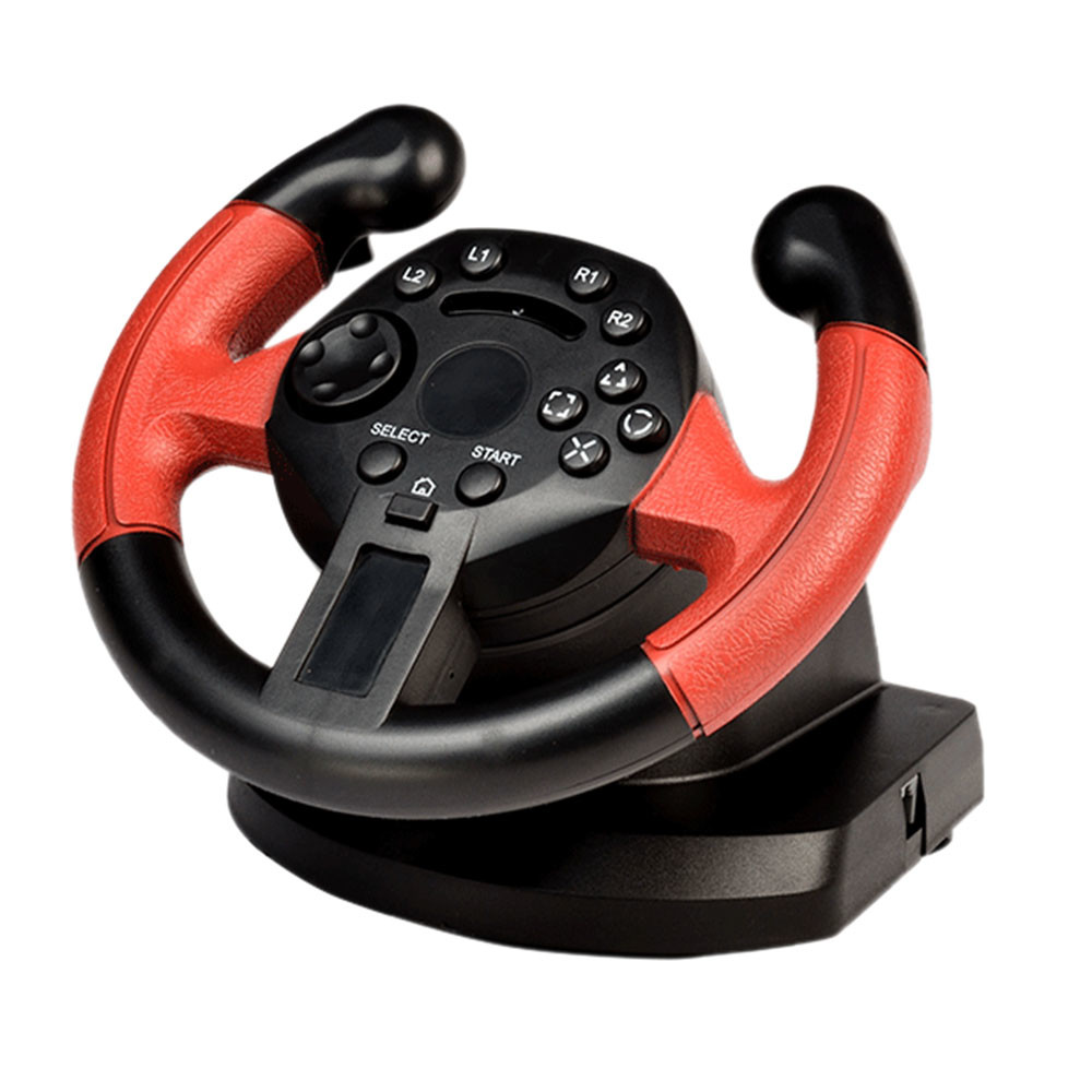 Quality 90 Degree Dual Vibration PC Racing Wheel for sale