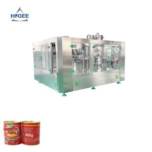 Quality Higee canned tomato sauce filling and sealing machine sweet chili sauce canned filling seaming machine for sale