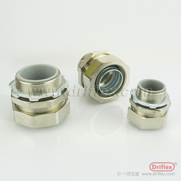 Quality Nickel plated Brass Material Straight Liquid-tight Conduit Fittings for sale