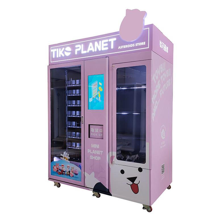 Quality 662 Capacity Lucky Box Toy Vending Machine Wth Double Tempered Glass Door for sale