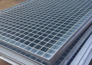 Quality Rust Protection Welded Steel Grating 32x5mm Square Serrated Non Slip for sale