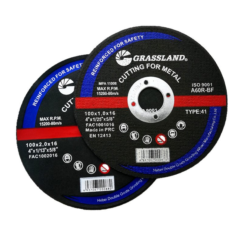 Quality 24# Grit Abrasive Metal 100x1.2x16mm Inox Cutting Discs For Stainless Steel for sale
