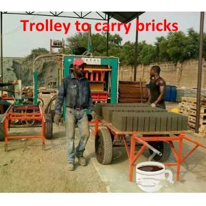 Quality Hot sale brick making machine trolley to  carry 3 pallet bricks one time for sale
