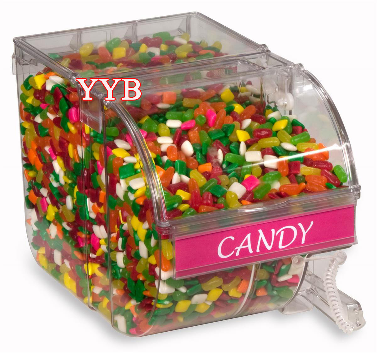 Buy cheap Custom 3 Gallon Clear Acrylic Candy Box w/ Scoop & Label Holder from wholesalers