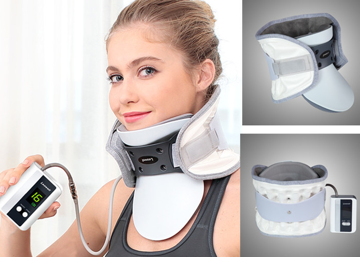 Quality Leawell Pneumatic Cervical Collar , Electric Auto Pump Traction Neck Brace for sale