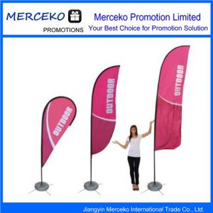 Quality Full Color Logo Printed Promotional Teardrop Banner for sale