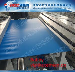 Quality Bright Color PVC Foamed Roofing Sheet Making Machine , PVC Corrugated Roll Forming Machine for sale
