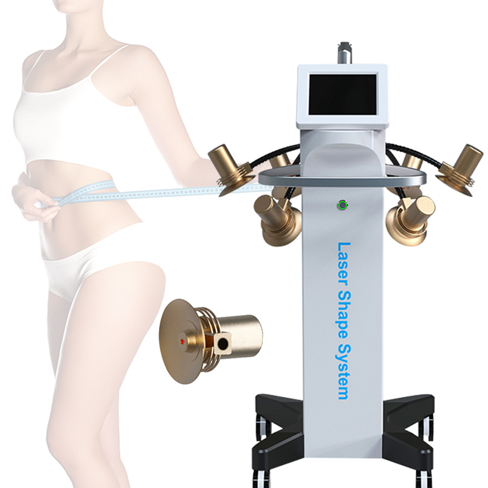 Quality Dual Frequency 532nm 6D Lipolaser Body Slimming Machine Non Invasive for sale