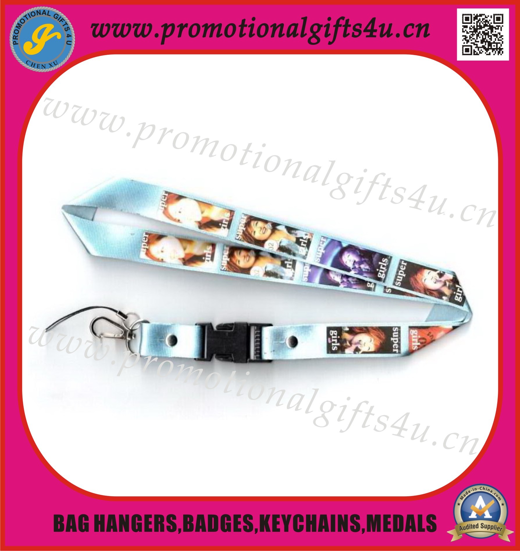 Quality heat-transfer Printing Lanyard for sale
