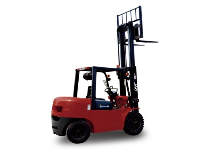 Quality 4 Ton Counterbalance Diesel Forklift Truck With Isuzu Engine High Efficiency for sale