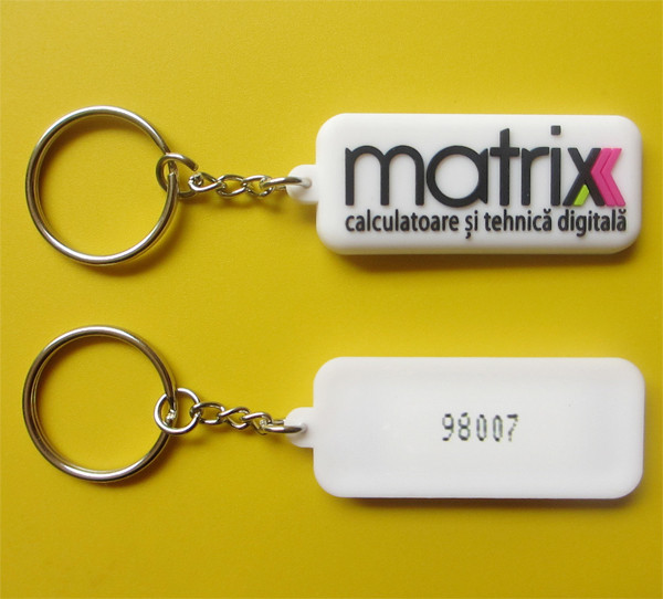 Quality PVC Keychain with Running Series, Soft PVC Kechain with Serial Number for sale