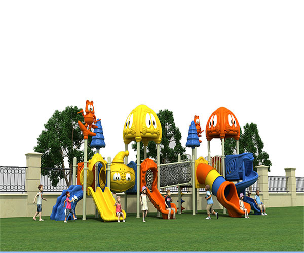 Quality Colorful Eco Friendly Outdoor Play Equipment UVproof Skidproof for sale