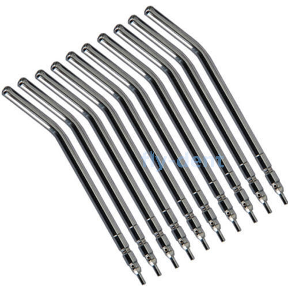 Quality 25PCS Dental Metal Alloy Spray Tips Nozzles Tube for Three Way Syringe for sale