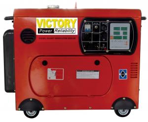 Quality 5kw 110 - 240V Silent Air-Cooled Portable Diesel Generator Set for sale