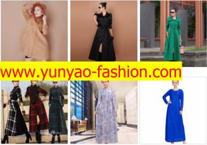 Quality European fashion winter/autumn ladies long skirt top designs for sale