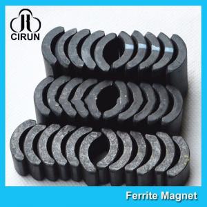 Quality Powerful Ceramic Ferrite Arc Magnet , Sintered Permanent Magnets Customized for sale