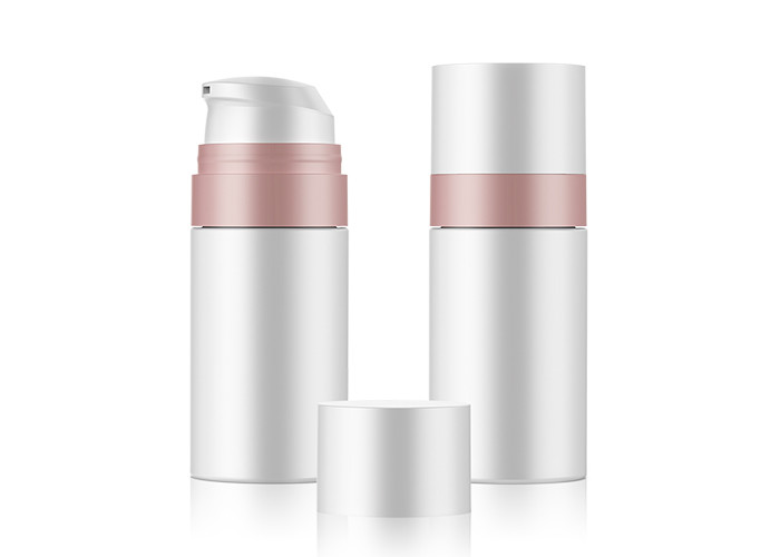 Buy Custom white Double Wall 30g Cosmetic Airless Makeup Pump Bottle at wholesale prices