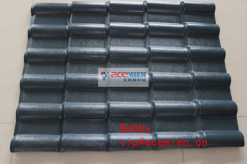 Quality PVC antique roof sheet machine / Plastic Roof Tile Extrusion Production Line for sale