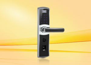 Quality Low Voltage Alarm Safe Fingerprint Scanner Door Lock With Touch Keypad for sale