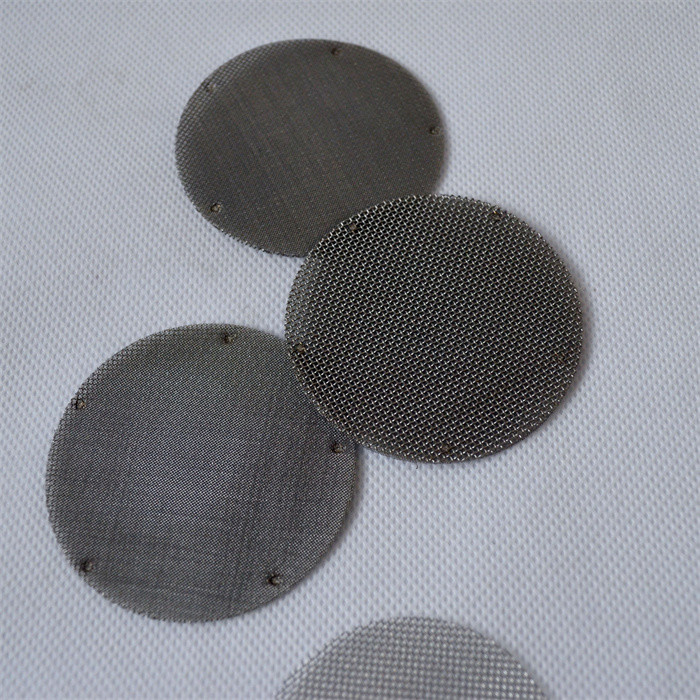 Quality 65 Micron Ss 304 Extruder Screen Pack , Cleaning Wire Mesh Filter Discs for sale