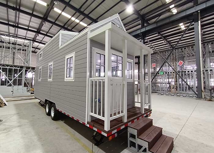 Quality EPS Australia American Standard Prefabricated Tiny House on wheel for sale