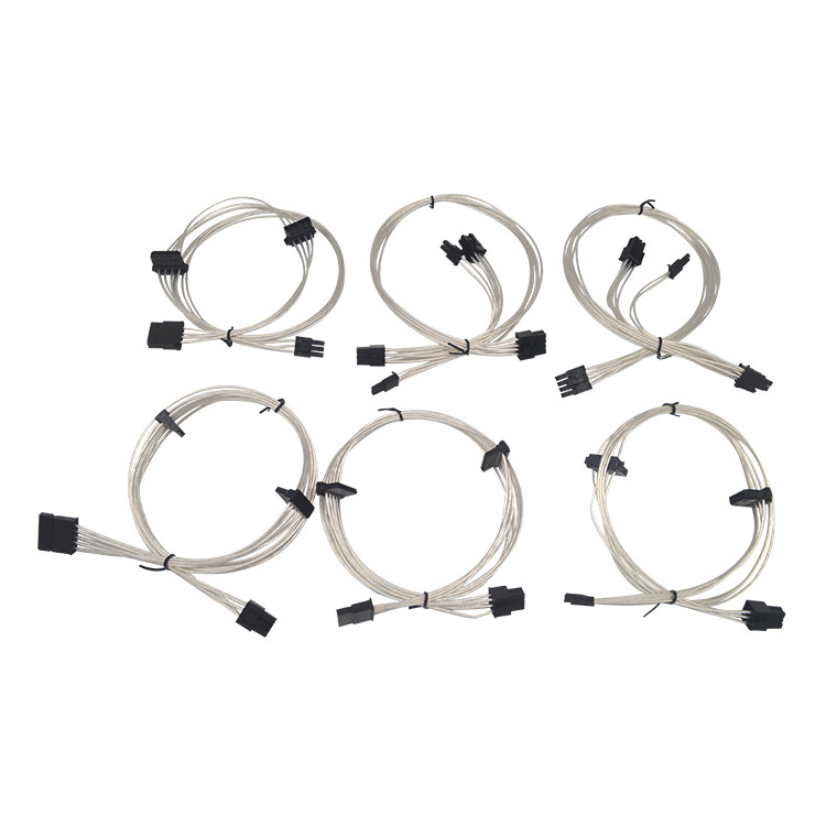 China Braided Sleeved Extension Power Supply Modular Cable Kit on sale