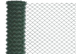 Quality Zinc Aluminum Alloy Diamond Chain Link Fence Roll 50x50mm 4ft for sale