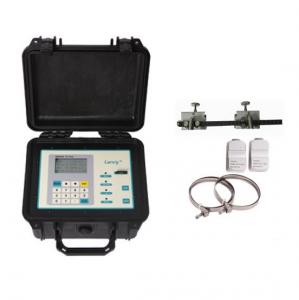 Quality 236' Digital Clamp On Portable Ultrasonic Flow Meter 12m/S Non Invasive Transducers for sale
