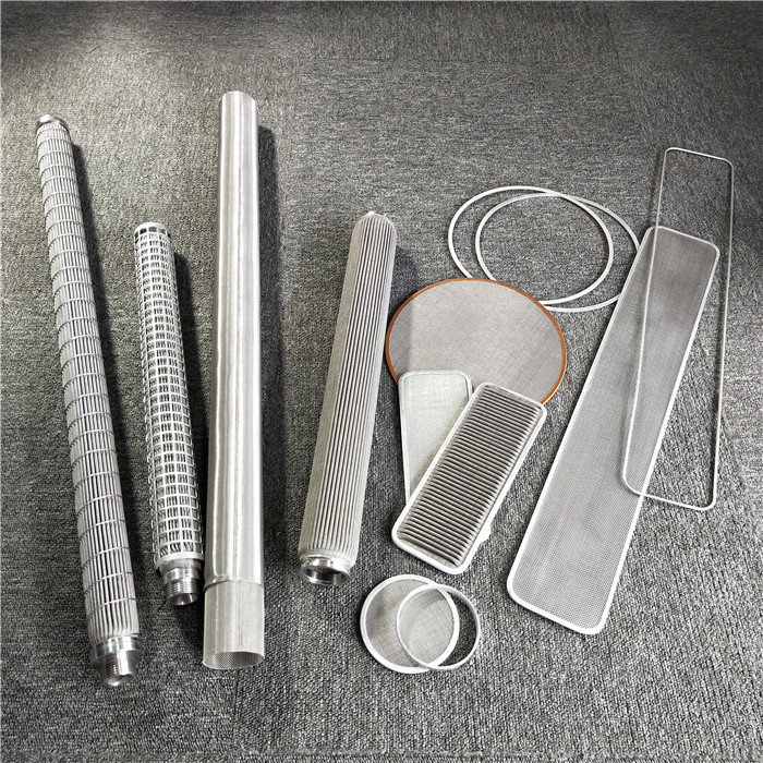 Buy cheap 10" Length 65 Micron Rate Steel Filter Candle Pleated from wholesalers