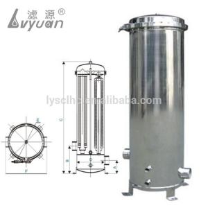 Quality Clamp Type SS316L 160pcs Multi Cartridge Filter Housing for sale