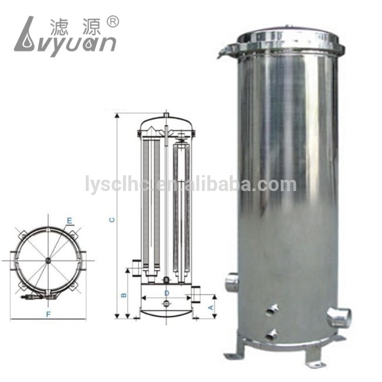Buy cheap Clamp Type SS316L 160pcs Multi Cartridge Filter Housing from wholesalers