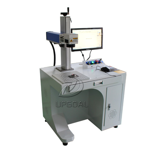 Quality 20W Plastic Buckles Fiber Laser Marking Machine with 110*110mm Working Area for sale