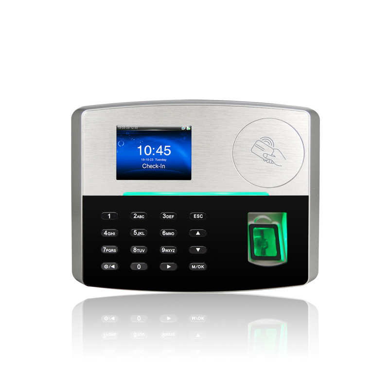 Quality RFID Biometric Time Attendance Fingerprint Access Control System TCP IP Communication for sale