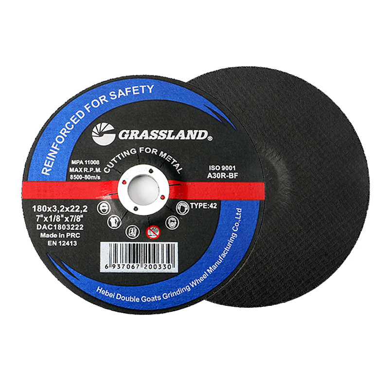 Quality 7 Inch 180x3.0x22.2mm 80m/S Abrasive Cut Off Wheel For Metal for sale