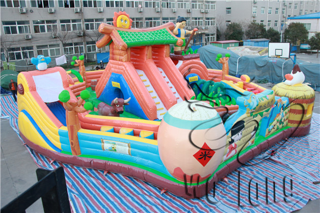 China New design high quality kids inflatable amusement park inflatable bounce house on sale