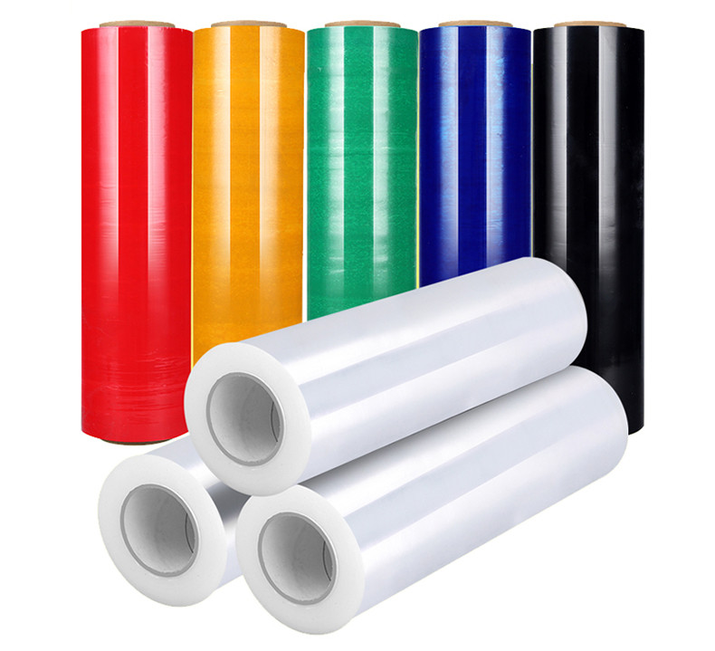 Buy cheap Colorful Plastic Wrap LLdpe Stretch Film Roll Jumbo Packaging 500mm from wholesalers