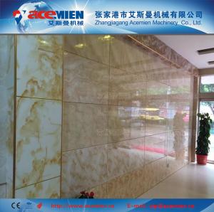 Quality replace nature marble,PVC artificial marble,faux marble,imitation marble making machine for sale