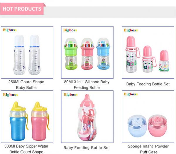 Fashion Silicone Milk Bottle , Straight Body Newborn Water Bottle