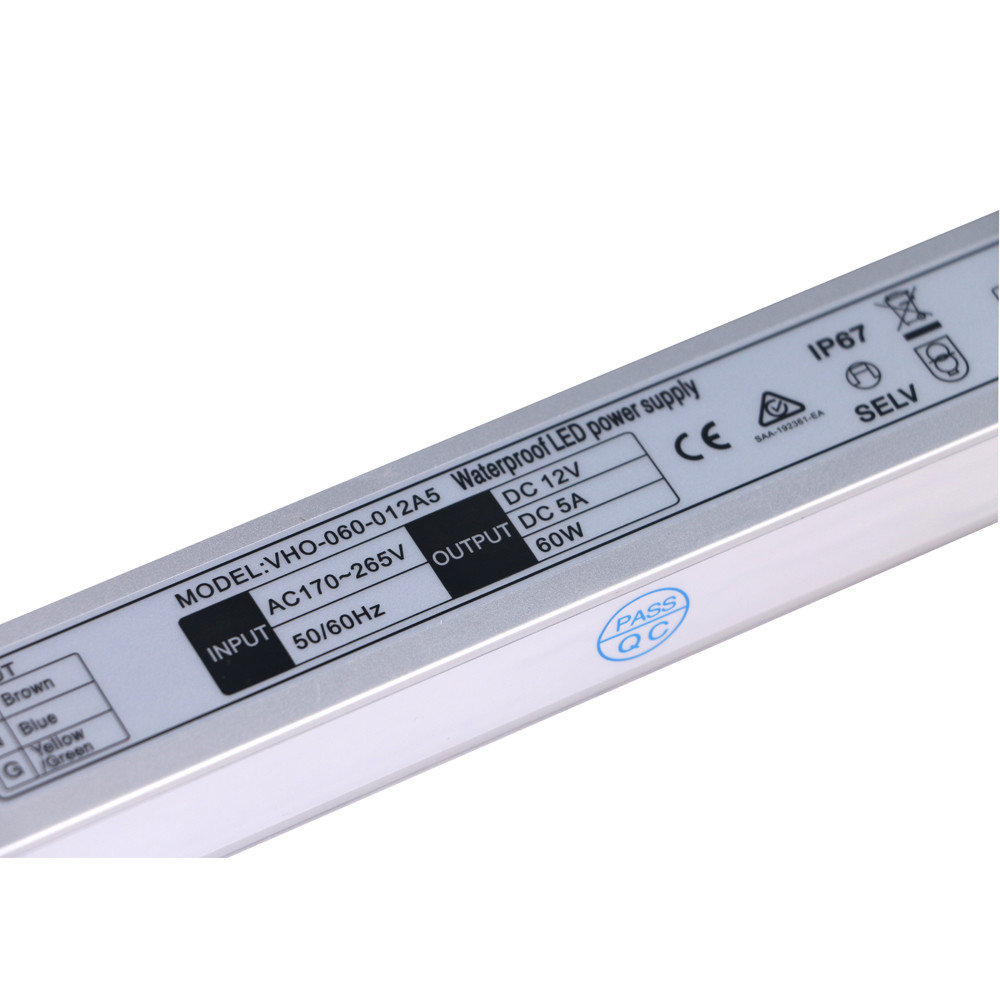 Quality IP67 LED Waterproof Power Supply Slimline LED Driver For Strip Neon Light for sale