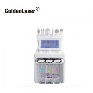 Quality 3Mhz H202 Hydrafacial Machine 6 In 1 Hydro Oxygen Bubble Facial Beauty Machine for sale