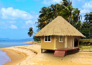 Quality Light Steel Frame System Prefabricated Wood Bungalow Overwater Bungalow for sale