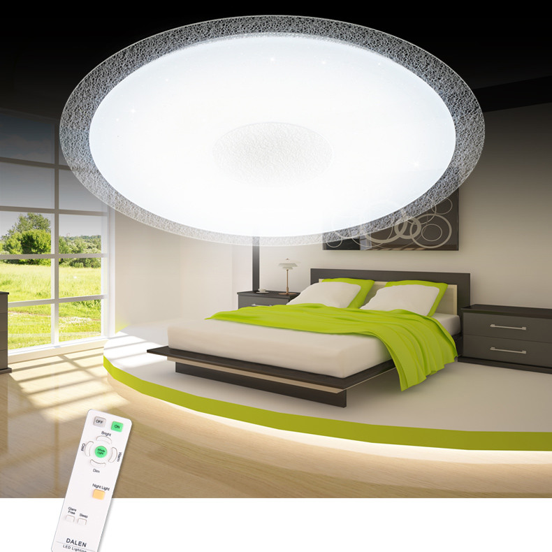 Quality CCT Adjustable 38W LED Oyster Light , Eye Protection Dimmable LED Oyster Lights for sale