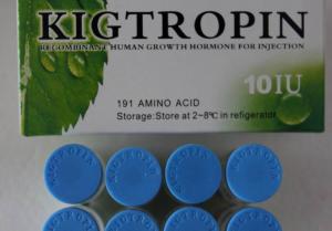Quality Kigtropin Human Growth Hormone Losing Cellulite And Wrinkles 10iu/Vial freeze-dried powder for sale