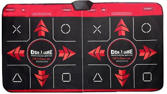 Quality Red USB Game Duet Plug And Play Dance Mat / Pad , Thickness 8mm for sale