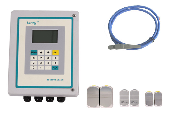 Quality TF1100-EC Clamp On Ultrasonic Flow Meter , Portable Transit Time Flow Meter for sale